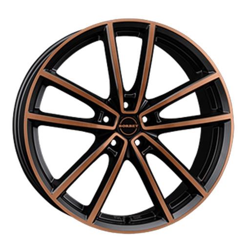 Borbet W black copper polished matt