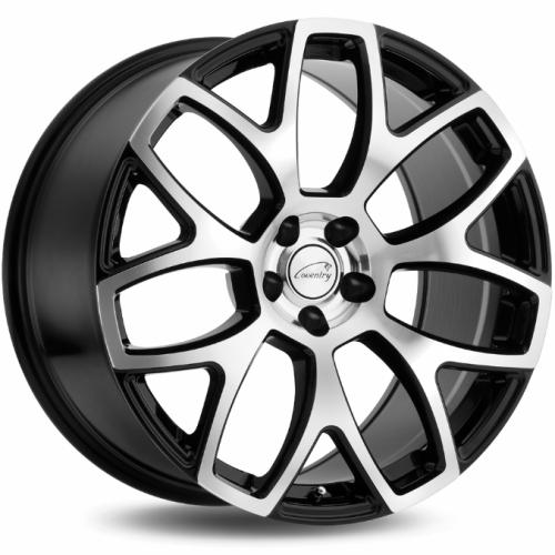 COVENTRY Ashford Bright Black Machined Face