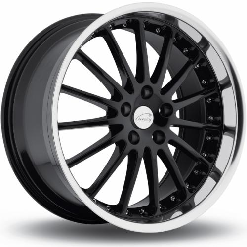 COVENTRY Whitley Gloss Black Machined Lip