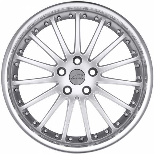 COVENTRY Whitley High Gloss Silver Machined Lip
