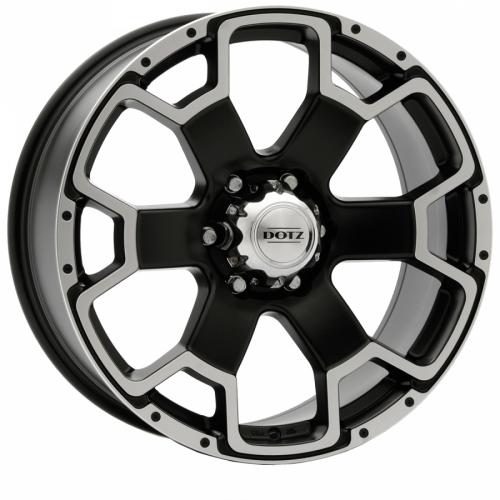 Dotz Desert Matt Black Polished
