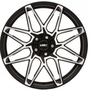 LND R12 forged Matt Black Polished