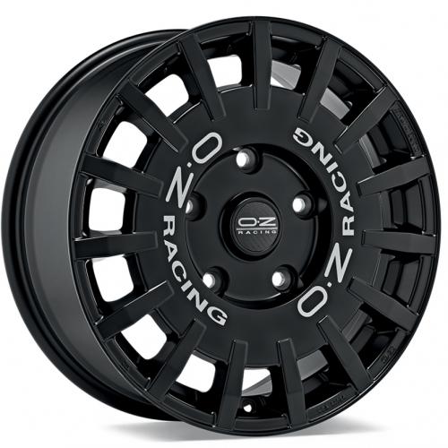 OZ Rally Racing Van Matt Black Silver Lettering