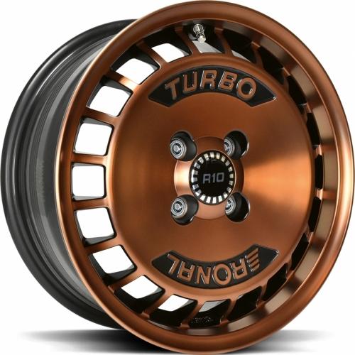 RONAL R10 TURBO Copper Matt front diamond cut